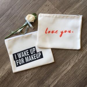 NEW Cosmetic Zip Pouches